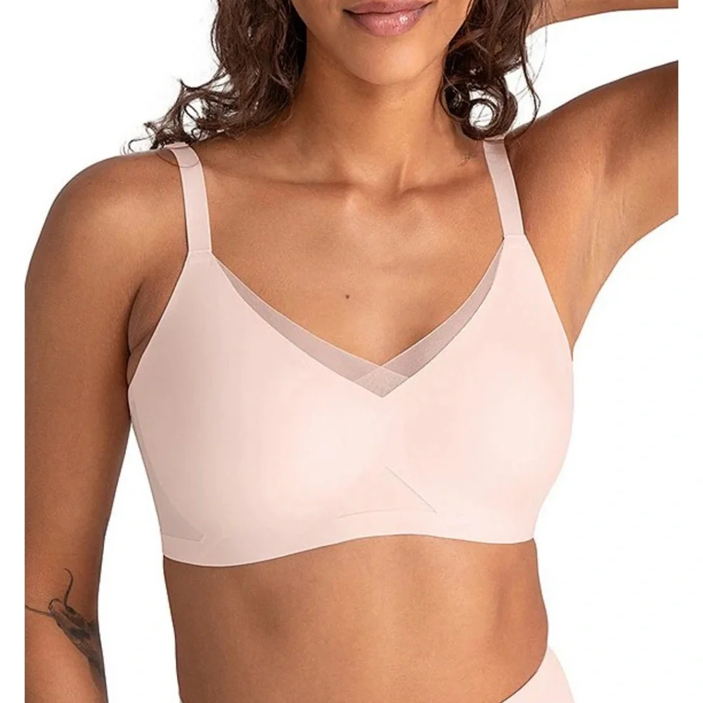 Honeylove Wire Free CrossOver Bra Size Large 38 B/C‎